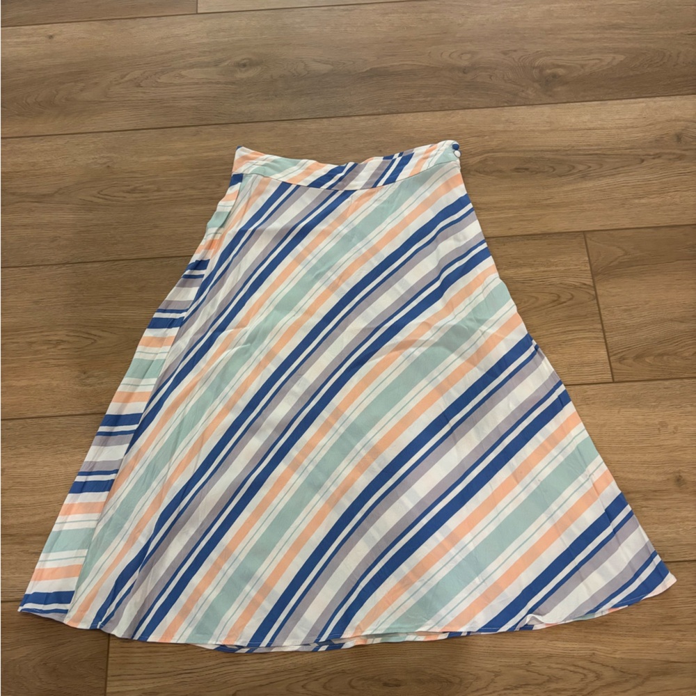 Loft Striped Skirt